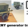 TP Model T-3504 U.S. Army Generator Trailer 1/35