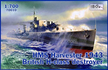 IBG Models 70010 1/700 HMS Harvester 1943 British H-class destroyer