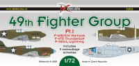 Dk Decals 72133 49th Fighter Group (9x camo) Part I. 1/72