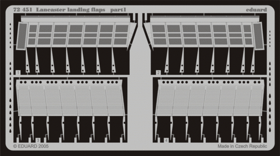 Eduard 72451 Lancaster landing flaps HAS