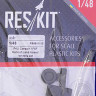 Reskit RS48-0105 F4U Corsair/F6F Hellcat Land based wheels set 1/48