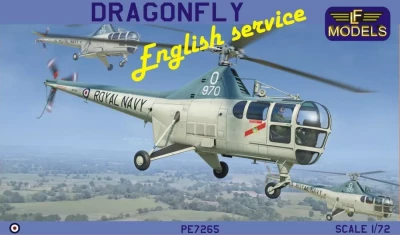 Lf Model P7265 Dragonfly in English service (5x camo) 1/72