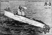 Combrig 70228FH Type L Submarine II Series (L-3), 1933 1/700