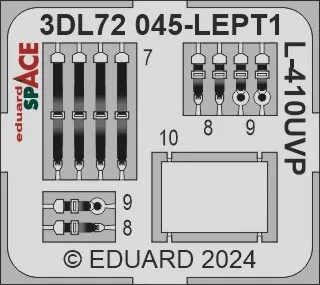 Eduard 3DL72045 L-410UVP SPACE (EDU) 1/72