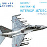 Quinta studio QD48157 Як-130 (для модели KittyHawk) 3D Декаль интерьера кабины 1/48
