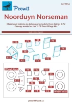 Peewit M72354 Canopy mask Noorduyn Norseman (DORA W.) 1/72