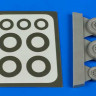 Aires 7319 Sea Vixen wheels & paint masks 1/72
