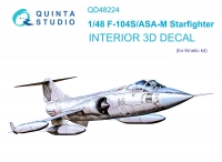 Quinta studio QD48224 F-104S/ASA-M (Kinetic) 1/48