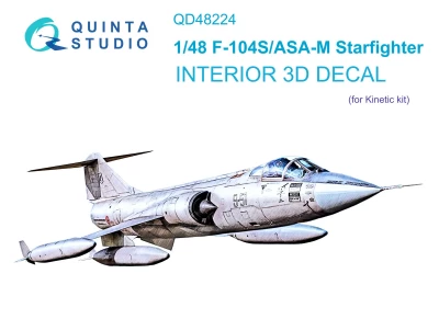 Quinta studio QD48224 F-104S/ASA-M (Kinetic) 1/48
