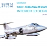 Quinta studio QD48224 F-104S/ASA-M (Kinetic) 1/48
