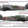 AML AMLC48018 Декали Bristol Beaufighter IF&VIF Part IV. 1/48