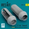 Reskit U32131 F-14A 'Tomcat' closed exhaust nozzles (TAM) 1/32