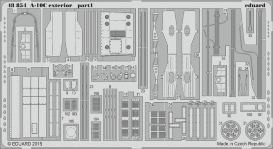 Eduard 48854 A-10C exterior 1/48