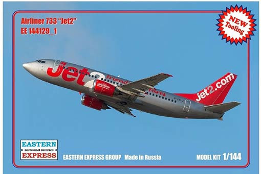 Восточный Экспресс 144129_1 Авиалайнер Б-737-300 JET2 ( Limited Edition ) 1/144