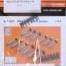Eduard 648567 BRASSIN 1/48 BDU-33 & Mk.76 bombs