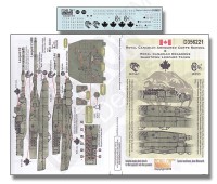 Echelon FD D356221 RCAC & RCD Gagetown Leopard Tanks 1/35