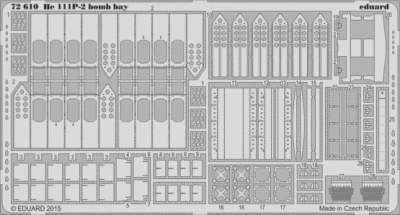 Eduard 72610 He 111P-2 bomb bay 1/72