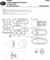 New Ware NWA-M0759 1/48 Mask J-20 Mighty Dragon EXPERT - SMALL (TRUM)