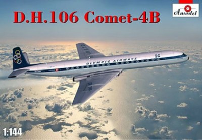 Amodel 1449 Авиалайнер D.H. 106 Comet-4B &quot;Olympic airways&quot; 1/144