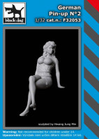 Black Dog F32053 German Pin-up No.2 (1 fig.) 1/32
