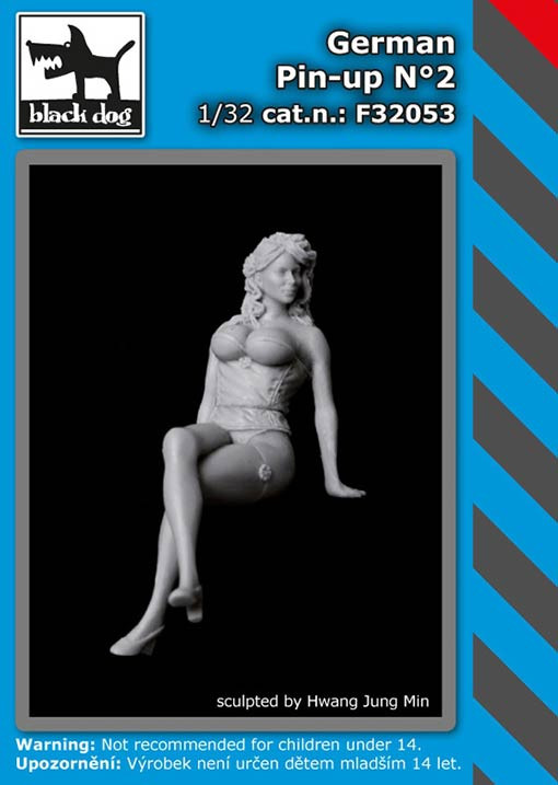 Black Dog F32053 German Pin-up No.2 (1 fig.) 1/32