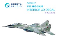 Quinta studio QD32227 МиГ-29УБ (Trumpeter) 1/32