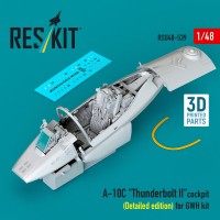 Reskit U48539 A-10C Thunderbolt II cockpit (Detailed) (GWH) 1/48
