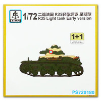 S-Model PS720180 R35 Light Tank Early Version (1+1) 1/72