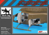 BlackDog A48034 OH-58D Kiowa electronics (ITALERI) 1/48