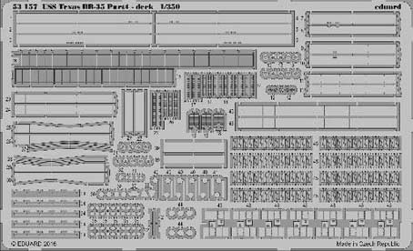 Eduard 53157 USS Texas pt. 4 deck 1/350