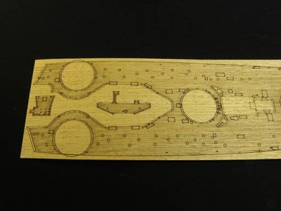 Pontos model 35028WD1 HMS Dreadnought Wooden Deck set 1/350