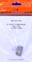 QuickBoost QB48784 P-40B/C Warhawk exhaust (BRONCO) 1/48