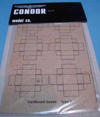 Condor А-018	Картонные коробки без надписей, тип 3, 6 шт