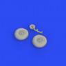 Eduard 672251 BRASSIN 1/72 Beaufort Mk.I wheels (AIRF)