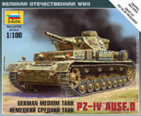 Звезда 6151 Немецкий танк Pz IV D 1/100