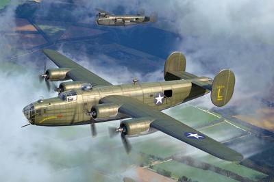 Hobby boss 81775 Американский тяжёлый бомбардировщик B-24D «Liberator» 1/48