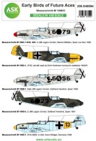 Art Scale 200-D48084 Messerschmitt Bf-109B/D - Early birds of the future Aces 1/48
