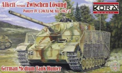 Kora Model A7217 Alket Pz.IV L70/A/Kfz162/1 1/72