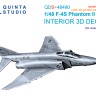 Quinta studio QDS+48490 F-4S Phantom II (Academy) (малая версия) 3D Декаль интерьера 1/48