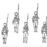 НАТ 8253 Prussian Infantry Marching (Napoleonic Period) 1/72