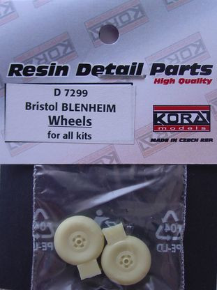 Kora Model D7299 Wheels for Bristol Blenheim 1/72