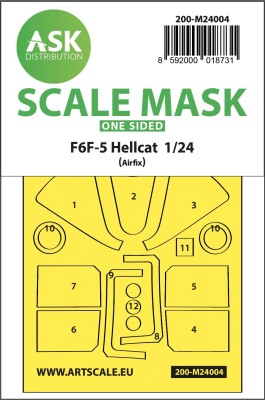 Art Scale 200-M24004 Grumman F6F-5 Hellcat one-sided express masks 1/24