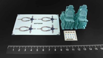 Metallic Details MDR3260 Pilot seats for Sikorsky UH-60, SH-60, MH-60 late 1/32