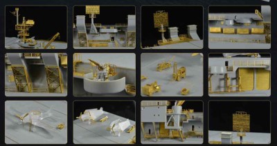 Flyhawk FH350123 WW II USS Independent Aircraft Carrier CVL-22 (for Dragon 1024) 1:350