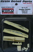 Kora Model DS72126 Hawker Demon British - Engine set (AIRFIX) 1/72