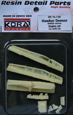 Kora Model DS72126 Hawker Demon British - Engine set (AIRFIX) 1/72