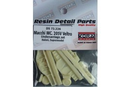 Kora Model DS72226 Macchi MC.205 Veltro Undercar.set (ITAL/SUPM) 1/72