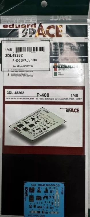Eduard 3DL48262 P-400 SPACE (ARMA H.) 1/48