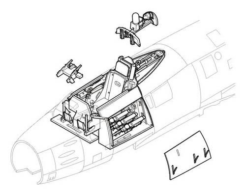 CMK 4145 F-86 Sabre - interior set for HAS 1/48