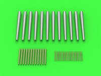 Master SM-350-076 SMS Viribus Unitis armament - 305mm (12pcs), 150mm (12pcs) barrels, 70mm (18pcs) barrels - fits Combrig model